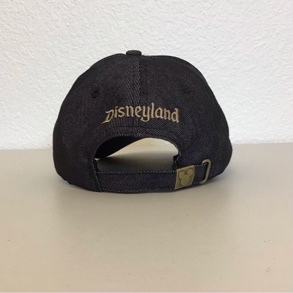 Disneyland Mickey Mouse Baseball Cap Steamboat Willy Women’s Black and Tan - Picture 3 of 8